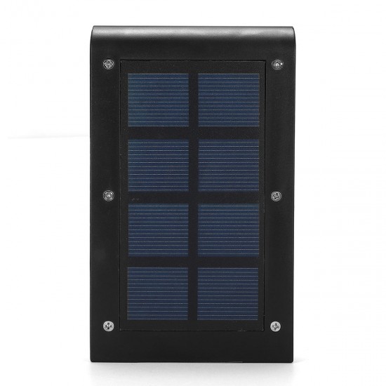 Solar Powered 5W 8LED Lighting Sensor Waterproof IP65 Wall Light Ourdoor Garden Porch Path Lamp