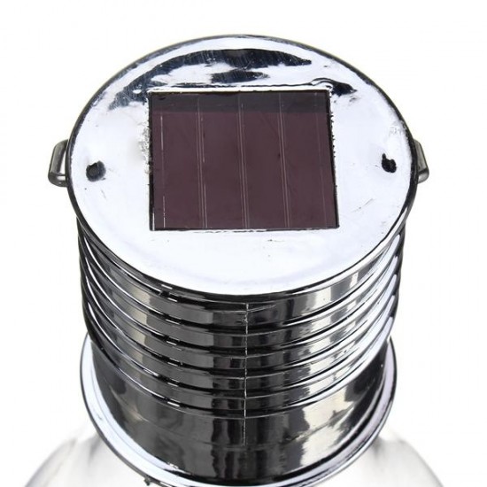 Solar Powered Camping Hanging LED Light Bulb Waterproof for Outdoor Garden Yard