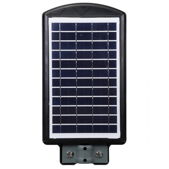 20W 40W 60W Solar Powered LED Wall Street Light Outdoor Lamp With Remote Control