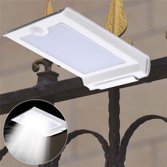 3.7V 46 LED Solar Power PIR Motion Sensor Wall Light Garden Waterproof Outdoor Lamp