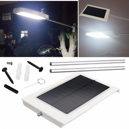 Solar Powered 15LED Outdoor Waterproof Light Control Security Wall Lamp