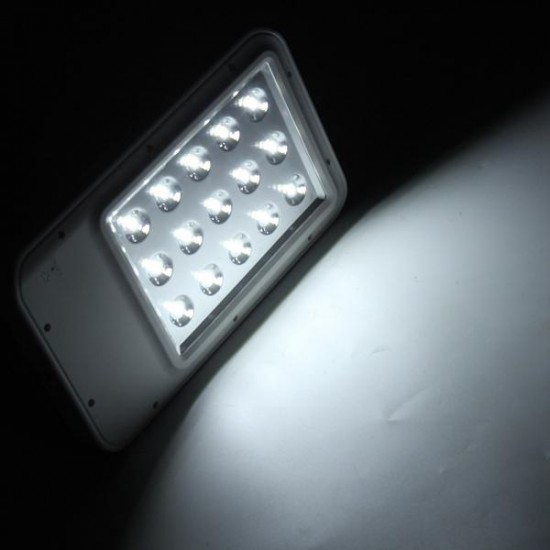 Ultrathin Solar Power 15 LED Light-controlled Wall Street Light Waterproof Outdoor Garden Lamp