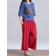 Loose Women Character Graffiti Two-piece T-shirt Palazzo Pants Loose Women Character Graffiti Two-piece T-shirt Palazzo Pants