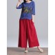 Loose Women Character Graffiti Two-piece T-shirt Palazzo Pants