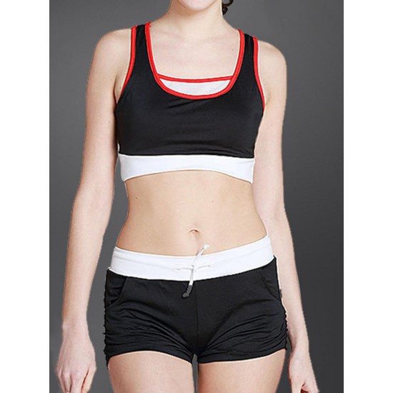 Women Comfortable Shockproof Outfits Wireless Fitness Running Elastic Sports Yoga Bra Set Women Comfortable Shockproof Outfits Wireless Fitness Running Elastic Sports Yoga Bra Set