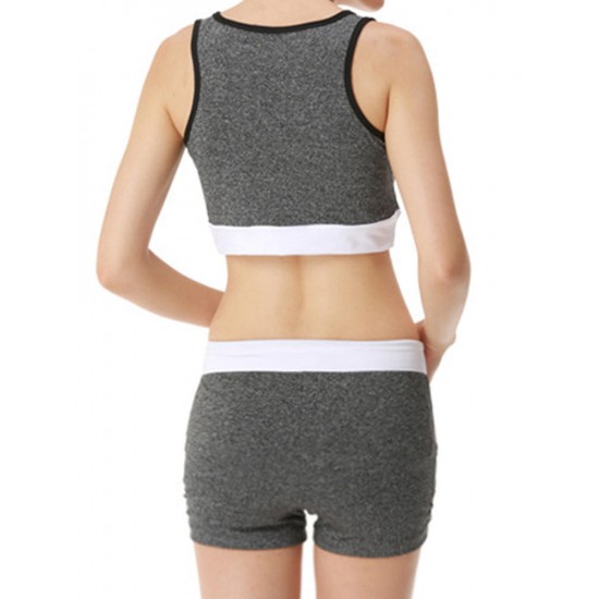 Women Comfortable Shockproof Outfits Wireless Fitness Running Elastic Sports Yoga Bra Set Women Comfortable Shockproof Outfits Wireless Fitness Running Elastic Sports Yoga Bra Set