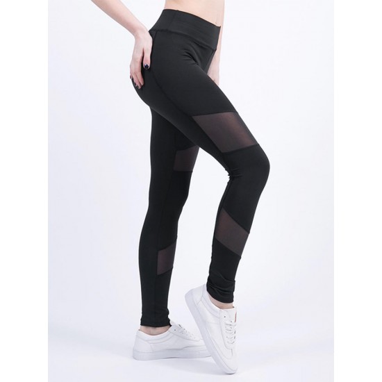 Casual Women Sport Running High Waist Long Pants