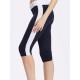 Elastic Side Pocket Yoga Running Work Out Cropped Leggings