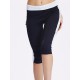 Elastic Side Pocket Yoga Running Work Out Cropped Leggings