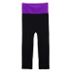 Fashion Modal Elastic Slimming Yoga Running Fitness Cropped Trousers