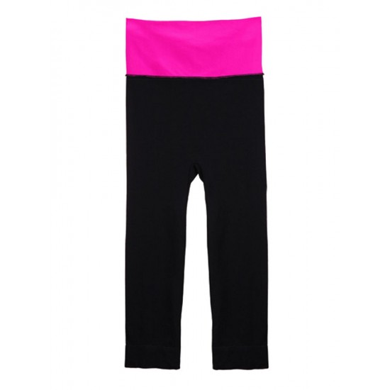 Fashion Modal Elastic Slimming Yoga Running Fitness Cropped Trousers