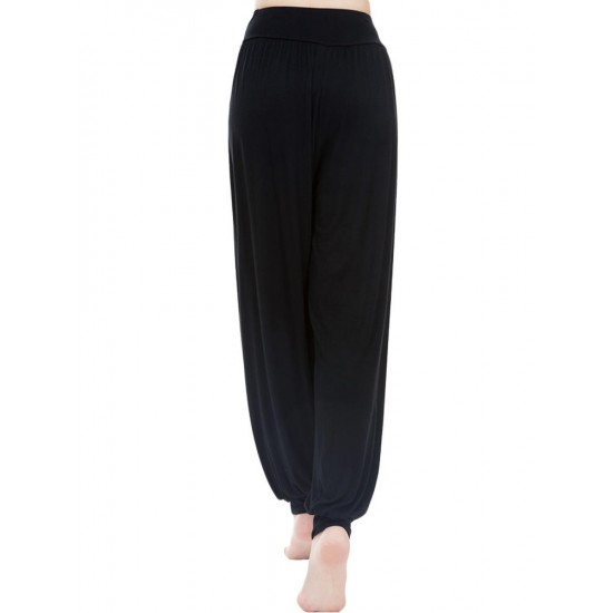 Hot Wide Leg Elastic Harem Yoga Pants High Waist Sport Dance Loose Trousers Hot Wide Leg Elastic Harem Yoga Pants High Waist Sport Dance Loose Trousers
