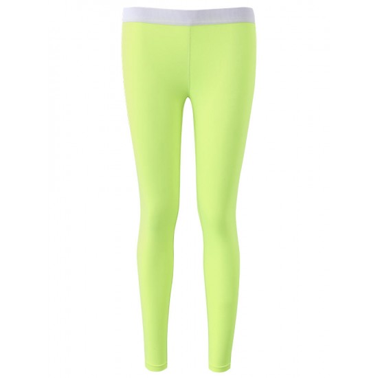 Woman Comfy High Elastic Sports Leggings Mid Waist Breathable Fitness Yoga Ninth Pants Woman Comfy High Elastic Sports Leggings Mid Waist Breathable Fitness Yoga Ninth Pants