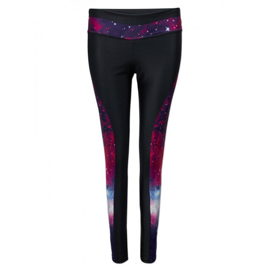 Women 3D Galaxy Print High Waist Yoga Leggings Stretch Trouser Running Gymswear Women 3D Galaxy Print High Waist Yoga Leggings Stretch Trouser Running Gymswear