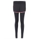 Women Fitness Yoga Workout Leisure Elastic False Two-piece Ninth Pants Leggings Sportswear