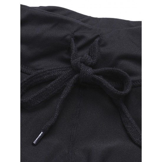 Women Fitness Yoga Workout Leisure Elastic False Two-piece Ninth Pants Leggings Sportswear Women Fitness Yoga Workout Leisure Elastic False Two-piece Ninth Pants Leggings Sportswear