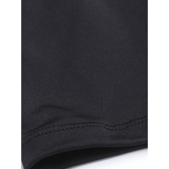 Women Fitness Yoga Workout Leisure Elastic False Two-piece Ninth Pants Leggings Sportswear Women Fitness Yoga Workout Leisure Elastic False Two-piece Ninth Pants Leggings Sportswear