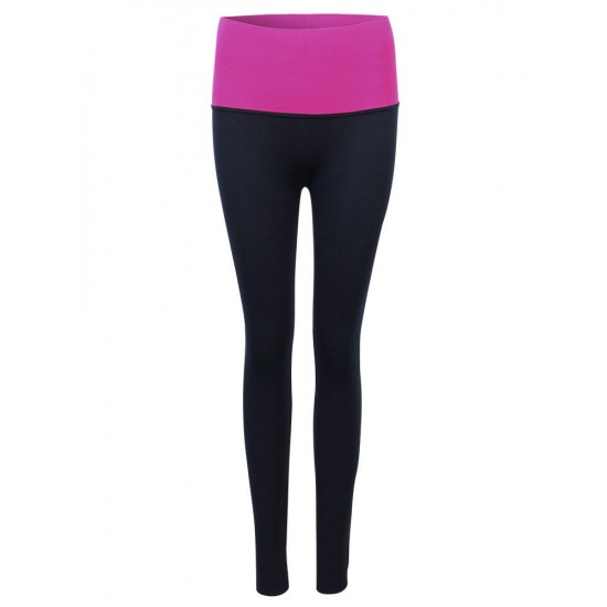 Women High Elastic Shaping Nine Pants Quick-dry Sport Leggings