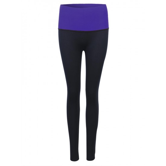 Women High Elastic Shaping Nine Pants Quick-dry Sport Leggings