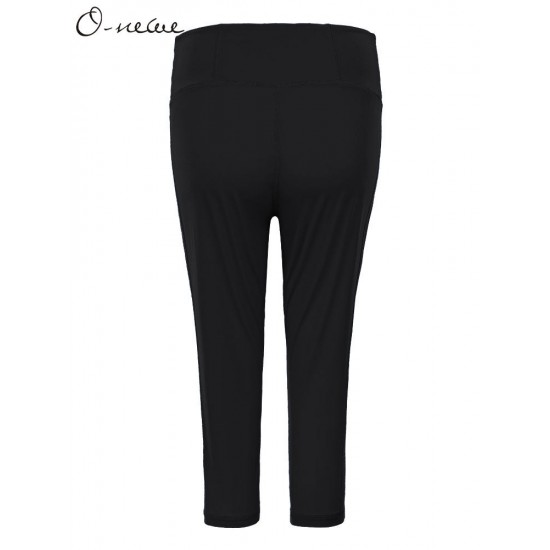 S-5XL Casual Women Slim Stretch Sport Yoga Cropped Pants