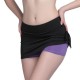 Sexy Woman Stretch Color Patchwork Yoga Fitness Sport Culotte Shorts