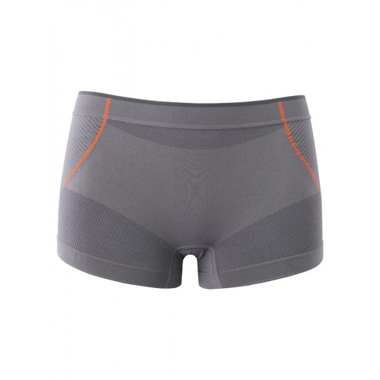 Woman Comfy Seamless Quick-dry Breathable Hips Up Cotton Running Sport Boxer Shorts