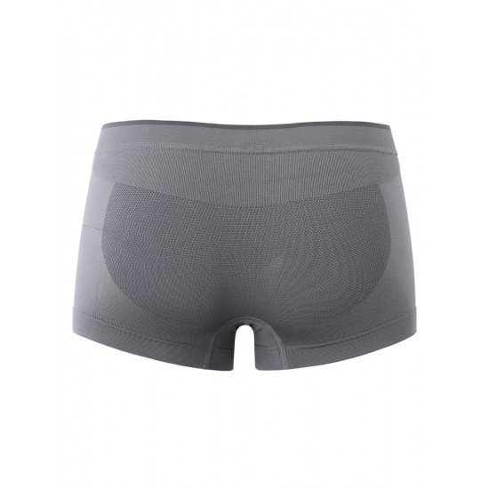 Woman Comfy Seamless Quick-dry Breathable Hips Up Cotton Running Sport Boxer Shorts