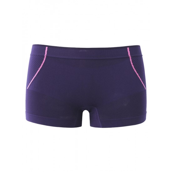 Woman Comfy Seamless Quick-dry Breathable Hips Up Cotton Running Sport Boxer Shorts