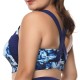 3XL Printed Soft Breathable Running Back Cross Yoga  Sports Bra