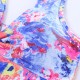 Abstract Print Front Keyhole Removable Padded Yoga Sports Bra Abstract Print Front Keyhole Removable Padded Yoga Sports Bra