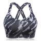 Camouflage Printed Back Cross Shockproof Quick Drying Yoga Sports Bra Camouflage Printed Back Cross Shockproof Quick Drying Yoga Sports Bra
