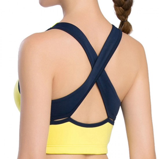 Cozy Criss-cross Professional Shakeproof Tops Wireless Breathable Sports Yoga Vest Bra Cozy Criss-cross Professional Shakeproof Tops Wireless Breathable Sports Yoga Vest Bra