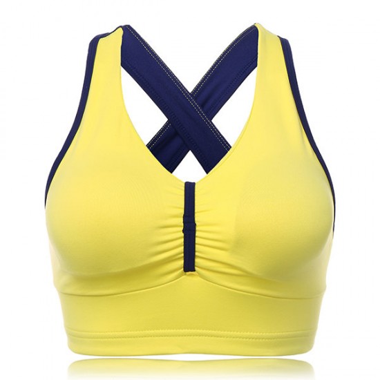 Cozy Criss-cross Professional Shakeproof Tops Wireless Breathable Sports Yoga Vest Bra Cozy Criss-cross Professional Shakeproof Tops Wireless Breathable Sports Yoga Vest Bra