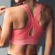 Fitness Quick Drying Striped Sports Bra Shockproof Hollow Back Running Bra Top Fitness Quick Drying Striped Sports Bra Shockproof Hollow Back Running Bra Top