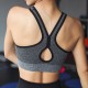 Fitness Quick Drying Striped Sports Bra Shockproof Hollow Back Running Bra Top Fitness Quick Drying Striped Sports Bra Shockproof Hollow Back Running Bra Top