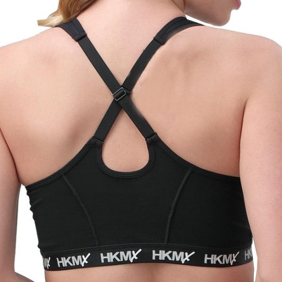 Fitness Yoga Sports Bra Front Zipper Shockproof Seamless Wirefree Top Underwear