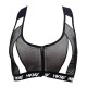 Fitness Yoga Sports Bra Front Zipper Shockproof Seamless Wirefree Top Underwear