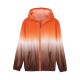 Casual Women Hooded Gradient Sport Sun Protection Coat Casual Women Hooded Gradient Sport Sun Protection Coat