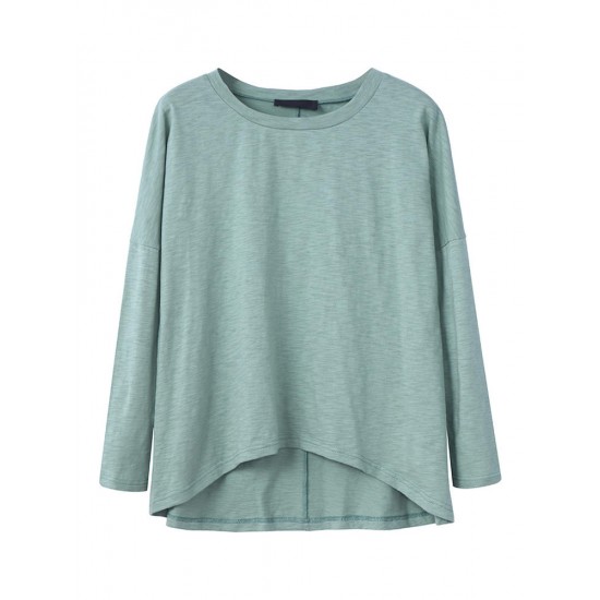 L-5XL Casual Women O-Neck Long Sleeve T-shirts L-5XL Casual Women O-Neck Long Sleeve T-shirts