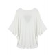 Loose Women Fake Two-piece Patchwork Batwing Sleeve T-shirt Loose Women Fake Two-piece Patchwork Batwing Sleeve T-shirt