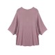 Loose Women Fake Two-piece Patchwork Batwing Sleeve T-shirt Loose Women Fake Two-piece Patchwork Batwing Sleeve T-shirt