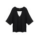 Loose Women Fake Two-piece Patchwork Batwing Sleeve T-shirt Loose Women Fake Two-piece Patchwork Batwing Sleeve T-shirt