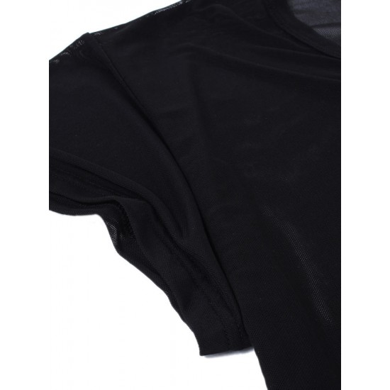 Sexy Mesh Hollow Out Wicking Sport Smock Women T-shirt Sexy Mesh Hollow Out Wicking Sport Smock Women T-shirt