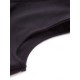 Black Square Neck Double Breasted Sleeveless Rompers Jumpsuit Black Square Neck Double Breasted Sleeveless Rompers Jumpsuit