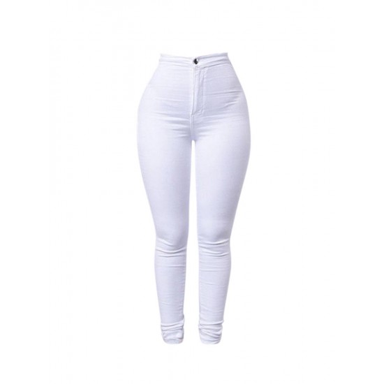 Casual Stretch Skinny High Waist Women Pencil Pant Jeans Leggings