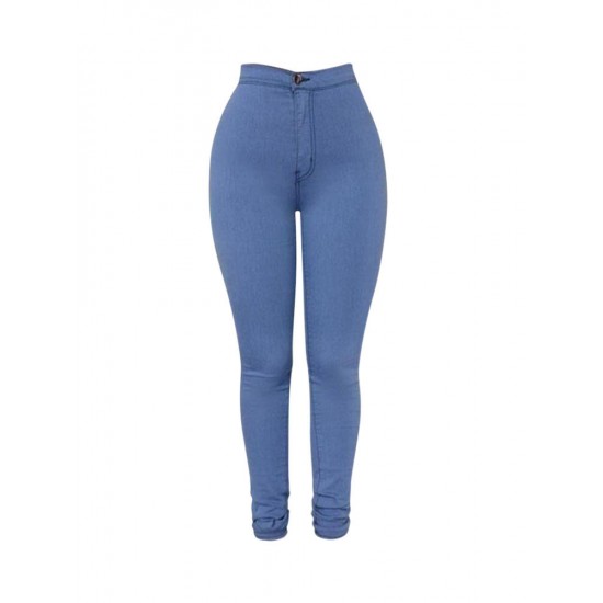 Casual Stretch Skinny High Waist Women Pencil Pant Jeans Leggings