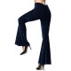 Fashion Women Bell Bottom Wide Leg Flared Long Pants