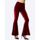 Fashion Women Bell Bottom Wide Leg Flared Long Pants