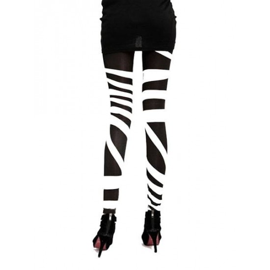 Fashion Women Zebra Stripe Pants Stretch Skinny Leggings