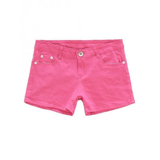 Casual Candy Color Hot Shorts Pants